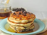 Chocolate Chip Pancakes with Maple Butter Syrup ~ a Mom Dish