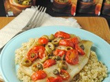 Grilled Tilapia with Olives, Tomatoes, & Capers ~ a @STAR_Fine_Foods Feature & #Giveaway