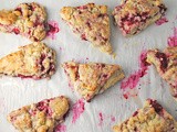 Lemon-Glazed Raspberry Scones ~ Mother’s Day #SundaySupper