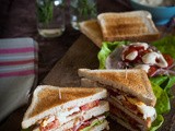 Club sandwich for Monthly Mingle Americana