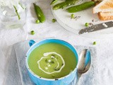 Pea zucchini soup and how i became a foodie