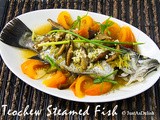 Teochew Steamed Fish Recipe (潮州式清蒸鱼)