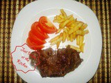 Beefsteak and Potato Fritters
