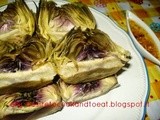 Boiled Artichoke Garlic Butter / Rebus Artichoke Bawang Putih Mentega