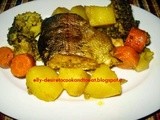 Grilled Salmon with Vegetables / Salmon Panggang Sayuran