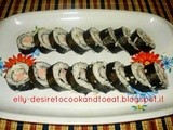 Simple Chicken Sausage Sushi