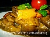 Stir Fried Champignon Prawns Oyster Sauce /Tumis Jamur Kancing Udang Saus Tiram