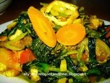Stir Fried Turnip Leaves / Oseng-oseng Sawi Hijau