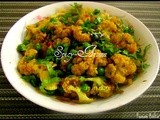 Gobi Matar Sabzi / Cauliflower and Green Peas Stir Fry