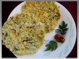 Rava Thalipeeth / Semolina Pancake