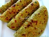 Sprouted Moong Paratha