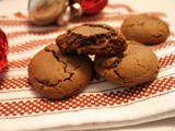 Caramel Stuffed Gingerbread Cookies