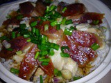 Cny 2016 - steamed rice with chinese waxed sausage