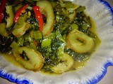 Ezcr #7 - stir fry vegetarian intestines with kiam chye