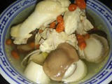 Ezcr#87 - three mushrooms chicken soup