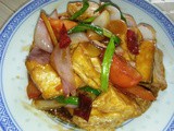 Kong pao style fried taufu