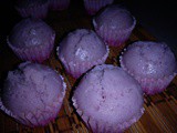Purple sweet potato rice cake [huat kuih] 紫薯发糕