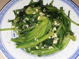 Stir fried spinach [pui ling - 菠菜]