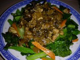 Stir fry kailan with mei cai sauce