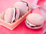 Blueberry Macaroons