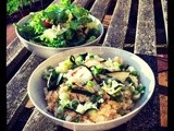 Barbequed Courgette and Bulgur Wheat Salad