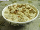 Dahi Phulki / Lentil Dumplings In Yoghurt Sauce