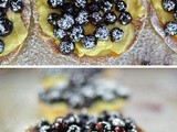 Blackcurrant Tartlets and Lemon Cream
