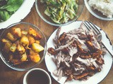 Slow Roasted Duck, Smashed Cucumbers, Hoi Sin Sauce