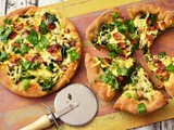 Broccoli Rabe & Bacon Pizza with Whole Wheat Crust