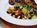 Grilled Corn & Black Bean Salad
