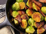 Pan Roasted Brussel Sprouts with Bacon