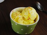 Saffron Vanilla Buttermilk Ice Cream