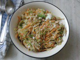 Salmon Slaw, The Oriental Way
