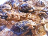 Guthi vankaya koora(stuffed eggplant curry)