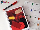 Calendario e Tab Social per Bullet Journal