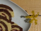 Girelle bicolori al gusto di amarena [ricetta]