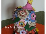 Uovo di #pasqua decorativo con bimba in crepla