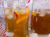 Hladni čaj od breskve / Peach ice tea