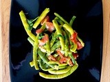 French bean, tomato and cumin salad