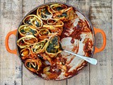 Jamie Oliver -squash and spinach rotolo from Save with Jamie