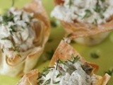 Filo Flowers With Whisky Mushroom Mousse