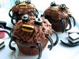 More Halloween Treats for the Children....Spooky Spider Cakes for a Howling Halloween