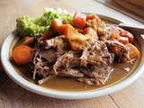 Slow Cooked Brisket of Beef with a Medley of Root Vegetables ~ Slow Sunday