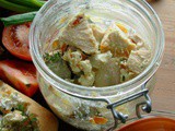 Slow Sunday ~ Poulet Nomade - Nomad's Chicken - Herb Poached Chicken in a Jar