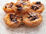 Tea Time Treats for January ~ Little Custard Pies with Mincemeat and Almonds