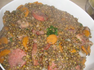 Lentils from Northern France