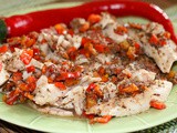 Baked Fish With Sumac and Oregano Spices Recipe