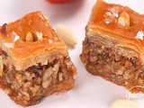 Baklava with walnuts, almonds and hazelnuts recipe