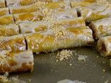 Lebanese Almond Baklawa Fingers Recipe