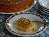 Lebanese Knafeh Jibneh with Orange Blossom Syrup Recipe